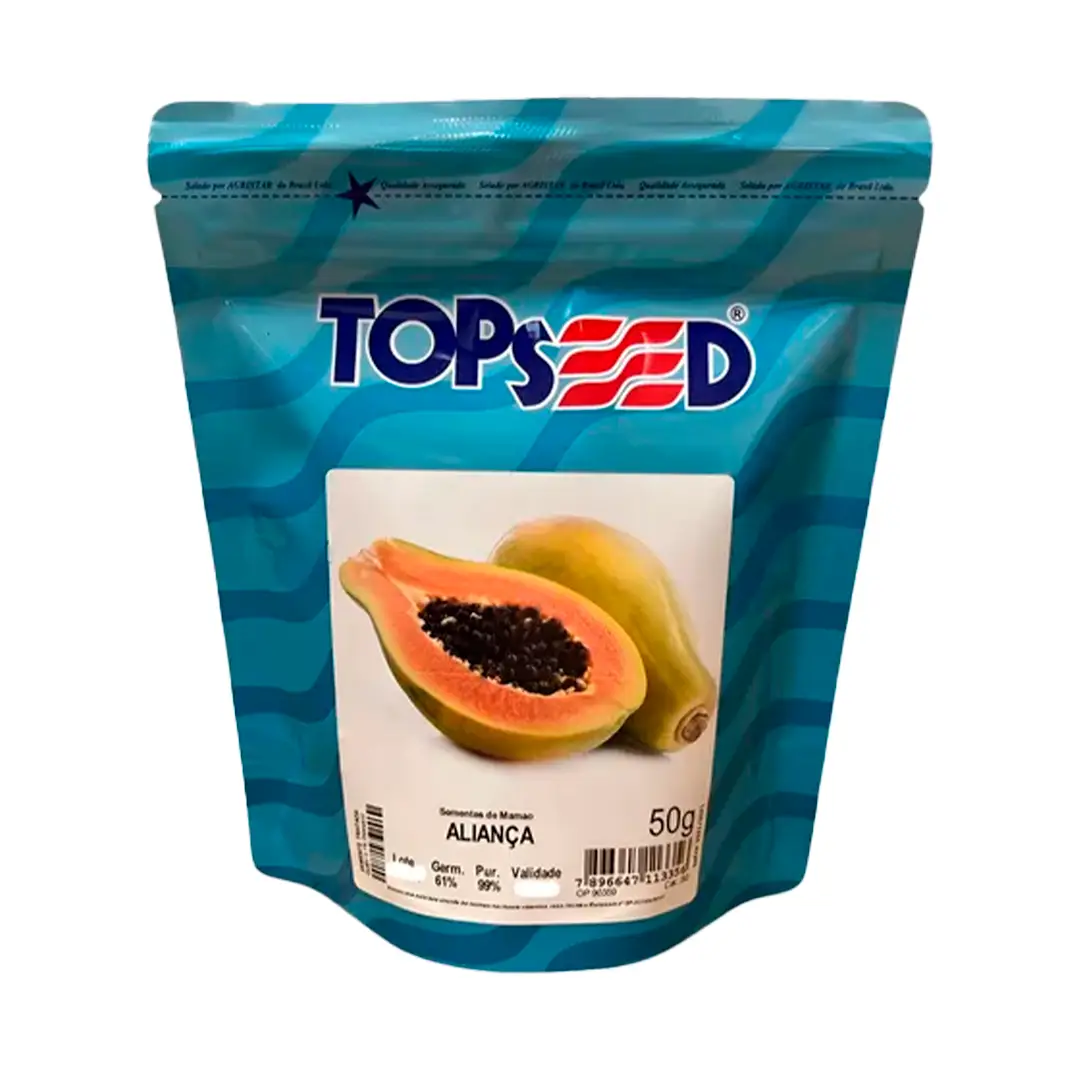 Sementes De Mamão Aliança 50 Gramas Topseed Garden